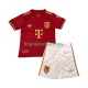 Dječja Domaći Home Dresova FC Bayern München 125th Anniversary 2024-2025 Crvena Kratkih Rukava