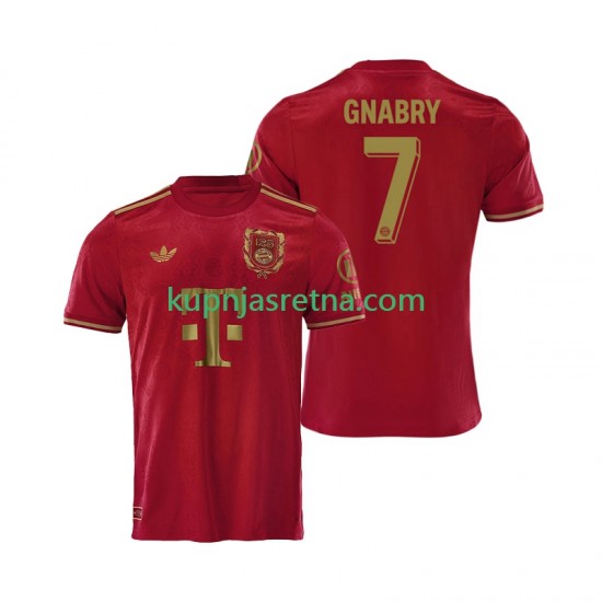 Muškarci Domaći Home Dresova FC Bayern München 125th Anniversary Serge Gnabry 7 2024-2025 Crvena Kratkih Rukava