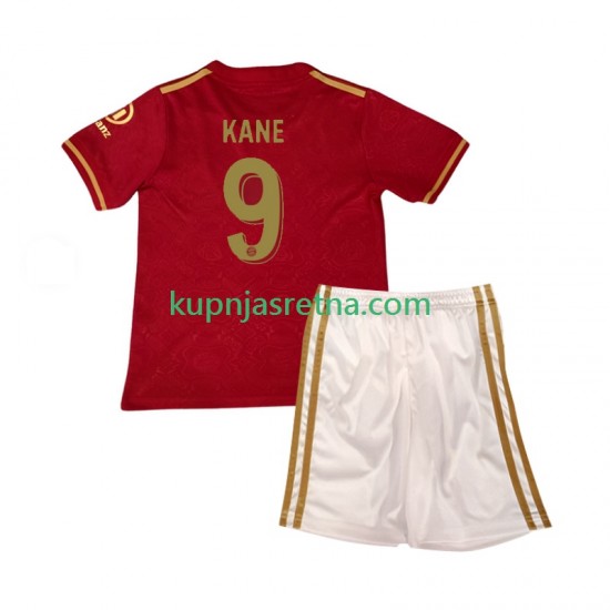 Dječja Domaći Home Dresova FC Bayern München Harry Kane 9 125th Anniversary 2024-2025 Crvena Kratkih Rukava
