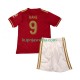 Dječja Domaći Home Dresova FC Bayern München Harry Kane 9 125th Anniversary 2024-2025 Crvena Kratkih Rukava