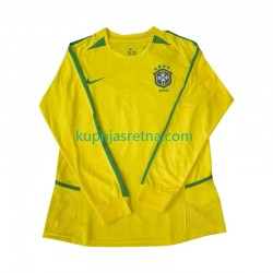 Muškarci Domaći Home Dresova Brazil Retro 2002 Dugim Rukavima