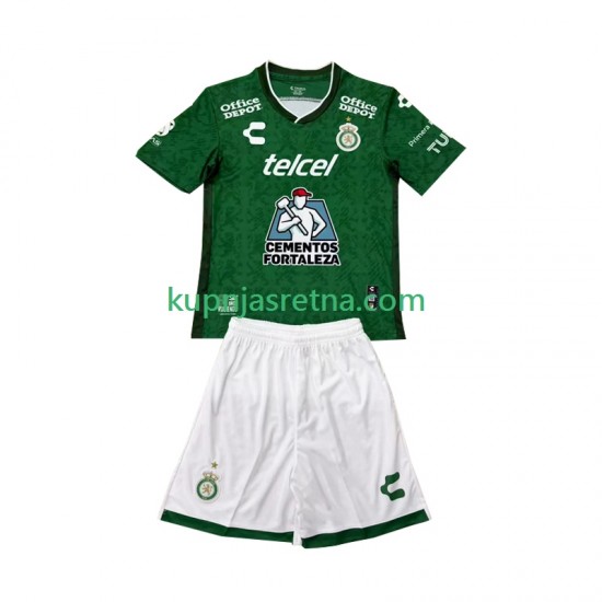 Dječja Domaći Home Dresova Club Leon 2024-2025 Kratkih Rukava