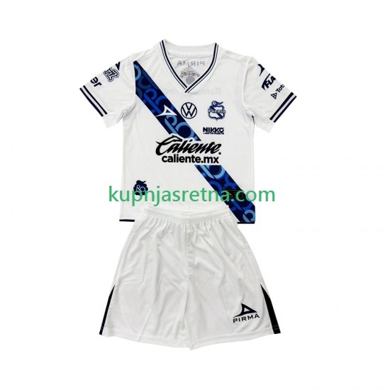 Dječja Domaći Home Dresova Club Puebla 2024-2025 Kratkih Rukava