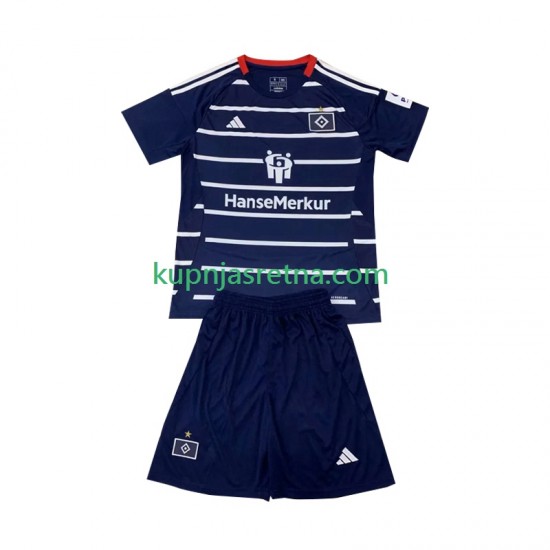 Dječja Gostujući Away Dresova Hamburger SV 2024-2025 Kratkih Rukava