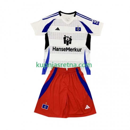 Dječja Domaći Home Dresova Hamburger SV 2024-2025 Kratkih Rukava