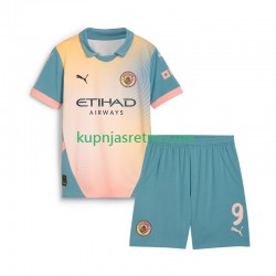 Dječja Četvrti Dresova Manchester City Haaland 9 2024-2025 Kratkih Rukava
