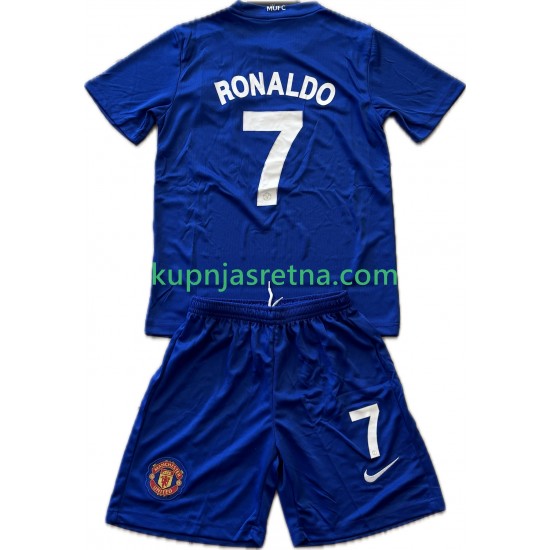Dječja Treći Dresova Manchester United Cristiano Ronaldo 7 Retro 2008-2009 Kratkih Rukava