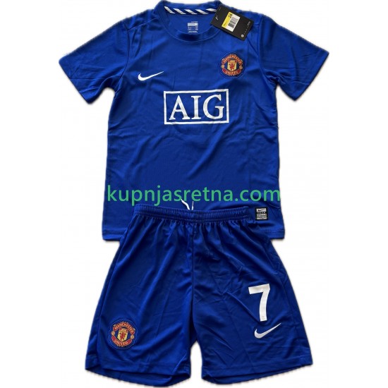 Dječja Treći Dresova Manchester United Cristiano Ronaldo 7 Retro 2008-2009 Kratkih Rukava