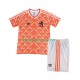 Dječja Domaći Home Dresova Nizozemska Retro 1988 Kratkih Rukava
