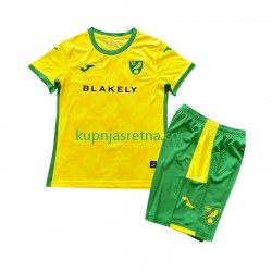Dječja Domaći Home Dresova Norwich City 2024-2025 Kratkih Rukava