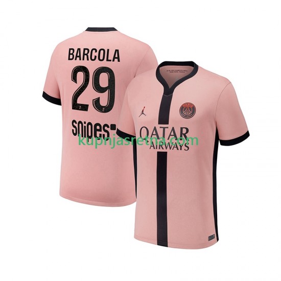 Muškarci Treći Dresova Paris Saint-Germain Bradley Barcola 29 2024-2025 Kratkih Rukava