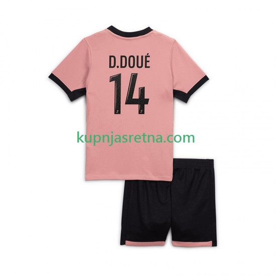 Dječja Treći Dresova Paris Saint-Germain Desire Doue 14 2024-2025 Kratkih Rukava