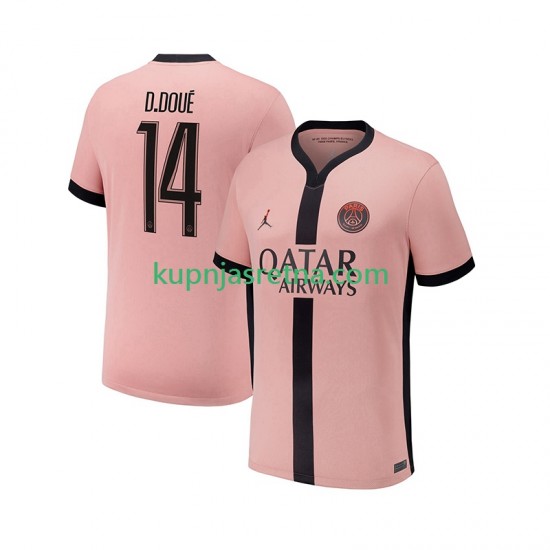 Muškarci Treći Dresova Paris Saint-Germain Desire Doue 14 2024-2025 Kratkih Rukava