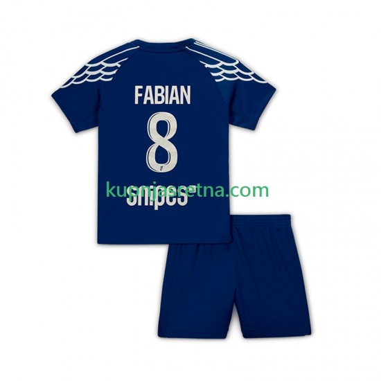 Dječja Četvrti Dresova Paris Saint-Germain Fabian 8 2024-2025 Kratkih Rukava