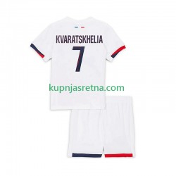 Dječja Gostujući Away Dresova Paris Saint-Germain Khvicha Kvaratskhelia 7 2024-2025 Kratkih Rukava Dječja Gostujući Away Dresova Paris Saint-Germain Khvicha Kvaratskhelia 7 2024-2025 Kratkih Rukava