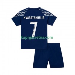 Dječja Četvrti Dresova Paris Saint-Germain Khvicha Kvaratskhelia 7 2024-2025 Kratkih Rukava Dječja Četvrti Dresova Paris Saint-Germain Khvicha Kvaratskhelia 7 2024-2025 Kratkih Rukava