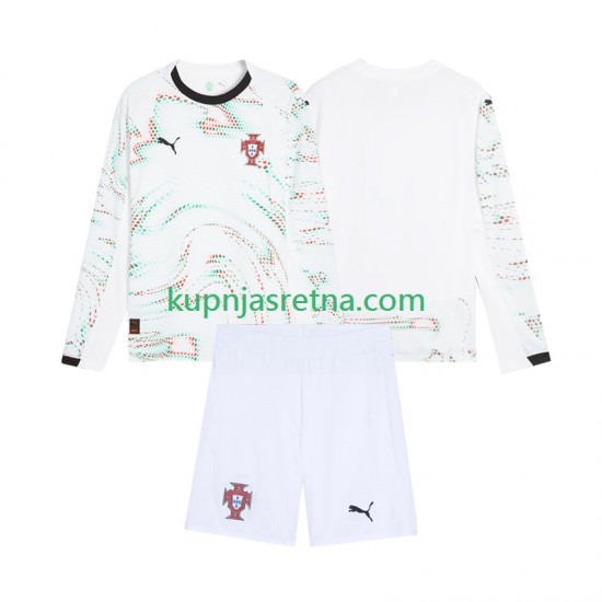 Dječja Gostujući Away Dresova Portugal 2025 Dugim Rukavima