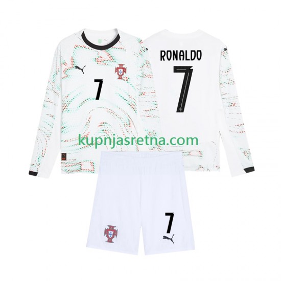 Dječja Gostujući Away Dresova Portugal Cristiano Ronaldo 7 2025 Dugim Rukavima