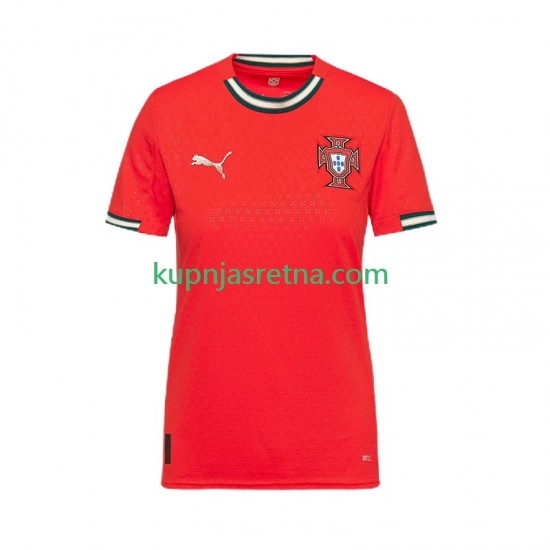 Žene Domaći Home Dresova Portugal 2025 Kratkih Rukava