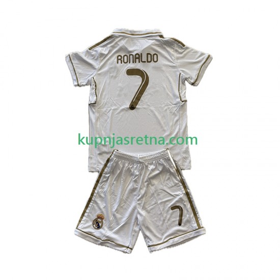 Dječja Domaći Home Dresova Real Madrid Cristiano Ronaldo 7 Retro 2011-2012 Kratkih Rukava