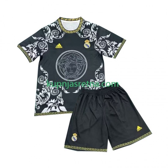 Dječja Domaći Home Dresova Real Madrid Versace Edition 2024-2025 Crno Kratkih Rukava