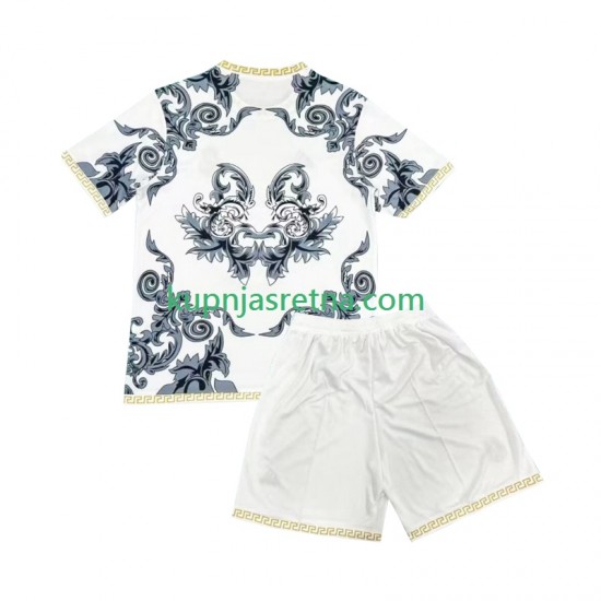 Dječja Domaći Home Dresova Real Madrid Versace Edition 2024-2025 Bijela Kratkih Rukava