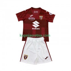 Dječja Domaći Home Dresova Torino 2024-2025 Kratkih Rukava