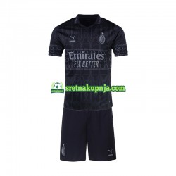 Dječja Četvrti Dresova AC Milan 2023-2024 Crno Kratkih Rukava