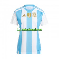 Žene Domaći Home Dresova Argentina Copa America 2024 Plava Bijela Kratkih Rukava