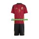 Dječja Domaći Home Dresova Belgija De Bruyne 7 Euro 2024 Crvena Kratkih Rukava