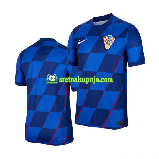 Muškarci Gostujući Away Dresova Hrvatska Euro 2024 Kratkih Rukava