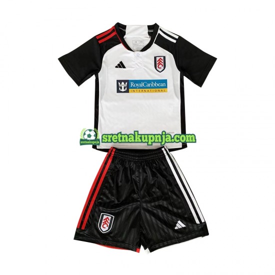 Dječja Domaći Home Dresova Fulham 2023-2024 Kratkih Rukava