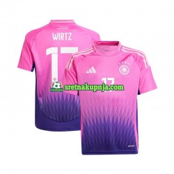 Muškarci Gostujući Away Dresova Njemačka Florian Wirtz 17 Euro 2024 Kratkih Rukava