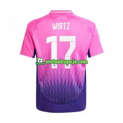 Muškarci Gostujući Away Dresova Njemačka Florian Wirtz 17 Euro 2024 Kratkih Rukava