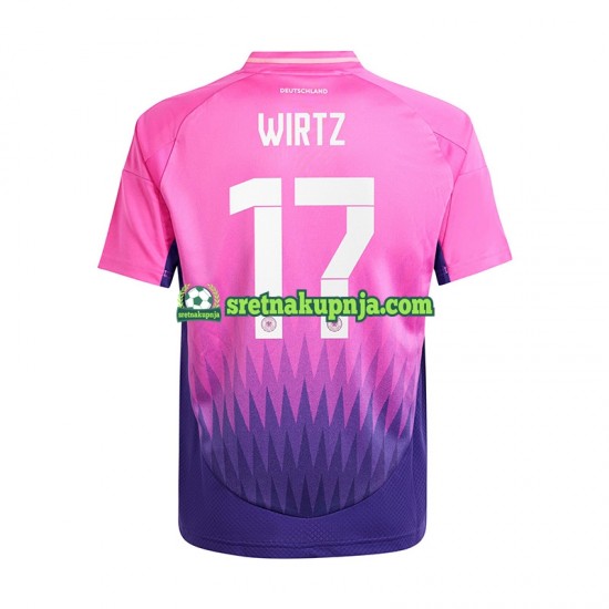Muškarci Gostujući Away Dresova Njemačka Florian Wirtz 17 Euro 2024 Kratkih Rukava
