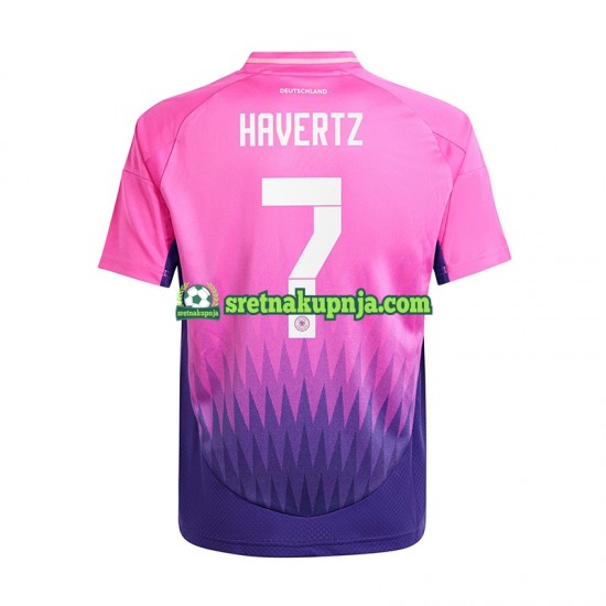 Muškarci Gostujući Away Dresova Njemačka Havertz 7 Euro 2024 Kratkih Rukava