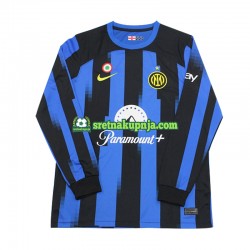 Muškarci Domaći Home Dresova Inter Milan 2023-2024 Dugim Rukavima