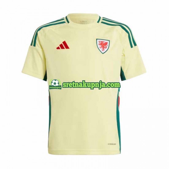 Muškarci Gostujući Away Dresova Wales 2024 Kratkih Rukava