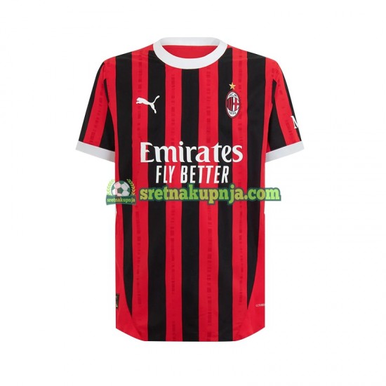 Muškarci Domaći Home Dresova AC Milan 2024-2025 Kratkih Rukava