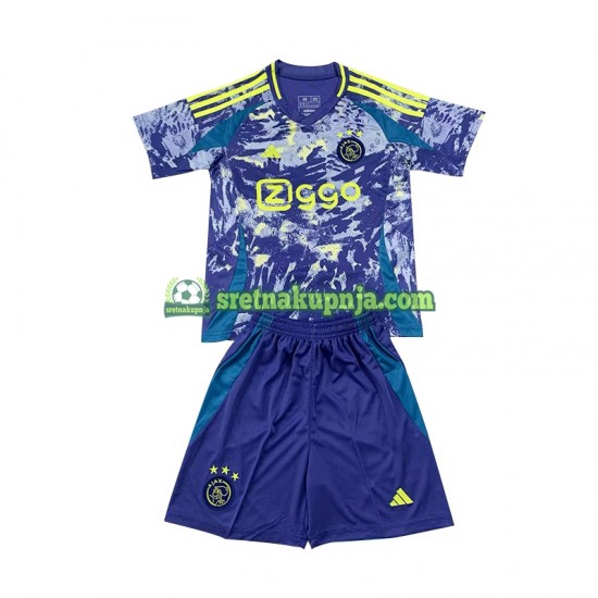 Dječja Gostujući Away Dresova AFC Ajax 2024-2025 Kratkih Rukava