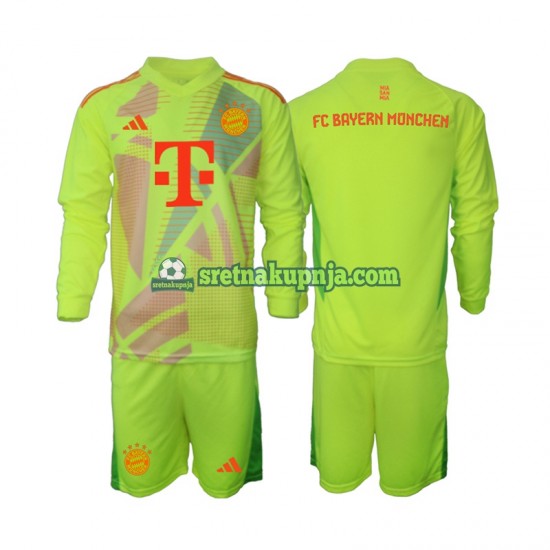 Dječja Domaći Home Golmanski Dresova FC Bayern München 2024-2025 Dugim Rukavima