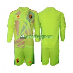 Dječja Gostujući Away Golmanski Dresova Belgija Euro 2024 Dugim Rukavima