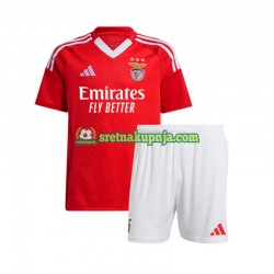 Dječja Domaći Home Dresova Benfica 2024-2025 Crvena Kratkih Rukava Dječja Domaći Home Dresova Benfica 2024-2025 Crvena Kratkih Rukava