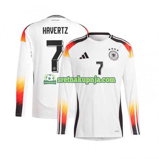 Muškarci Domaći Home Dresova Njemačka Havertz 7 Euro 2024 Dugim Rukavima