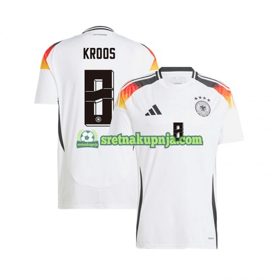 Muškarci Domaći Home Dresova Njemačka Toni Kroos 8 Euro 2024 Kratkih Rukava