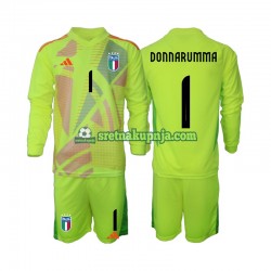 Dječja Domaći Home Golmanski Dresova Italija Donnarumma 1 Euro 2024 Dugim Rukavima