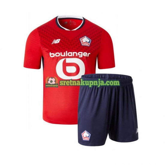 Dječja Domaći Home Dresova LOSC Lille 2024-2025 Kratkih Rukava