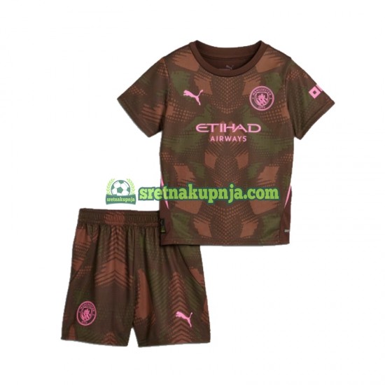 Dječja Domaći Home Golmanski Dresova Manchester City 2024-2025 Kratkih Rukava