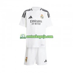Dječja Domaći Home Dresova Real Madrid 2024-2025 Bijela Kratkih Rukava