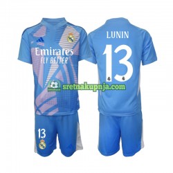 Dječja Domaći Home Golmanski Dresova Real Madrid Andriy Lunin 13 2024-2025 Kratkih Rukava